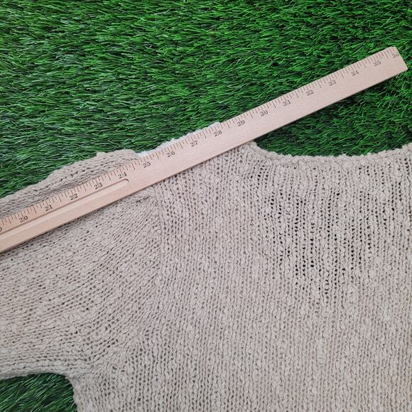 Vintage 80s Cristina Embellished Grandma Sweater Small Puff Sleeve Shoulder Pads - Picture 6 of 12